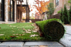 Artificial Turf Stays Green Through Fall and Winter